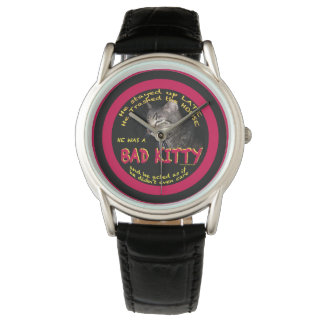 Montre Mauvais Kitty surveillance électronique