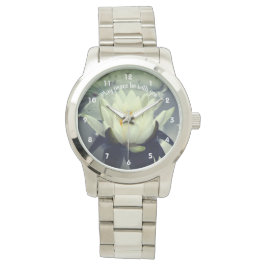 Montre May Peace Be With You Lotus Inspirational