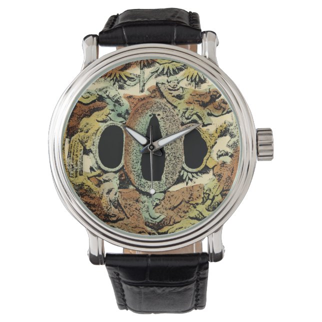Montre Médaillon asiatique doré par Vision Studio (devant)