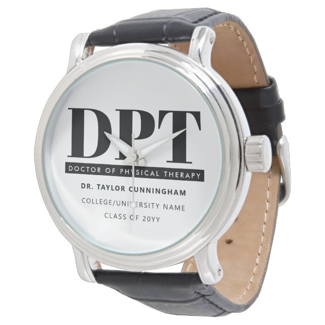 Montre Médecin DPT moderne personnalisé de thérapie physi (Incliné)