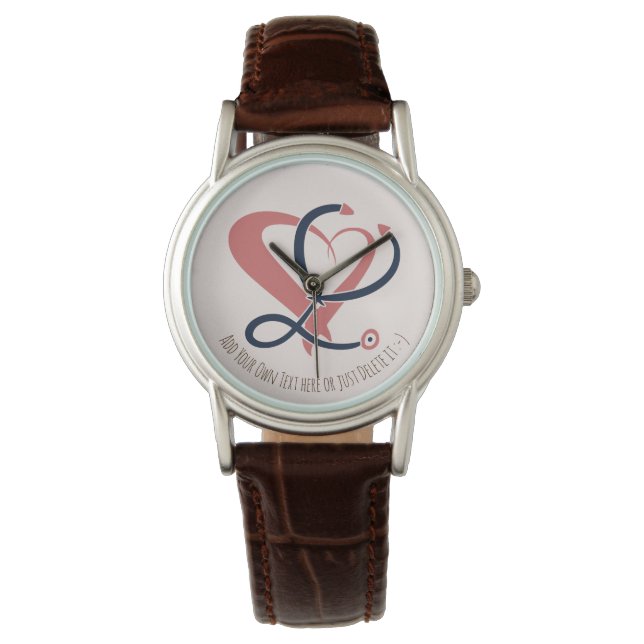 Montre Médecin, infirmière, ambulancier, modèle de cadeau (devant)
