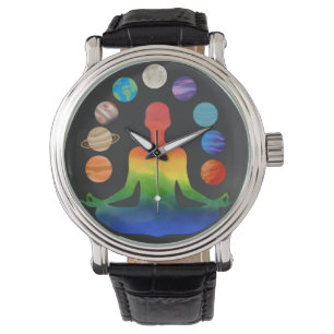 Montre Méditation de Chakra cosmique   Yoga de l'énergie 