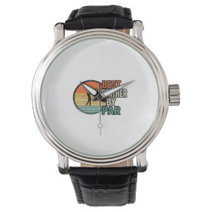 Montre Meilleur Parrain par Par Vintage Golf Vector Desig