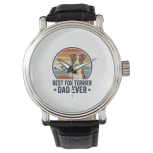 Montre Meilleur père Fox Terrier de tous les temps Chemis