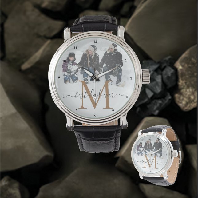 Montre Meilleur Père Jamais, Personnalisez Votre Nom, Pho (Créateur téléchargé)