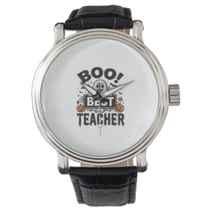 Montre Meilleur professeur Boo Design Halloween vintage p