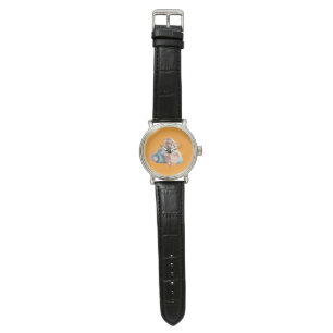 Montre Meilleure Maman Horloge Ronde Chat