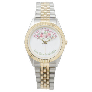 Montre Meilleure maman personnalisée