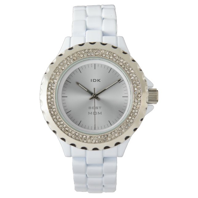Montre MEILLEURE MOM | monogramme (devant)