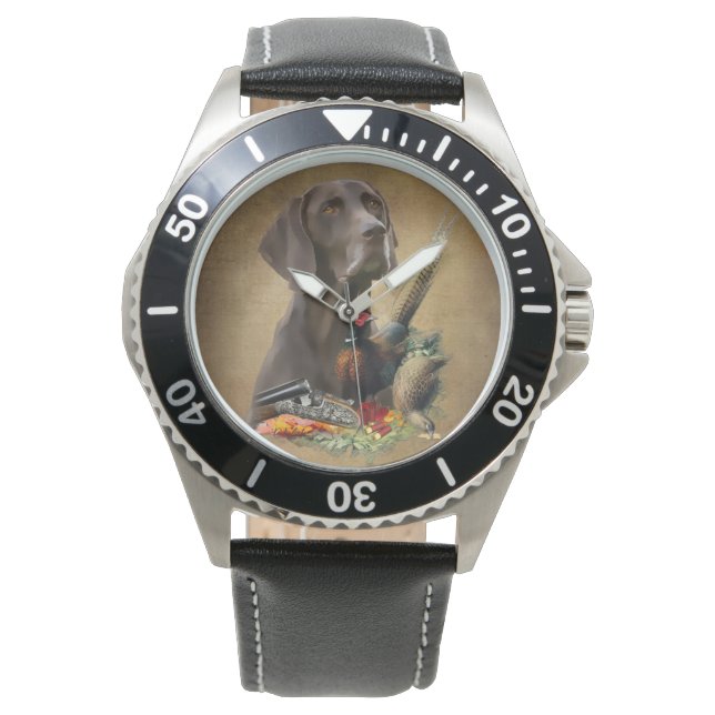 Montre Meilleures heures de la journée à la chasse, GSP (devant)