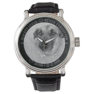 Montre Mémorial du Modèle photo de chien de compagnie jam