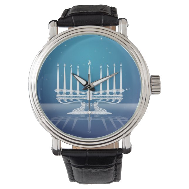 Montre Menorah illuminé par les étoiles II (devant)