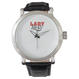 Montre Mentalité de patronne – Conception de citation pou