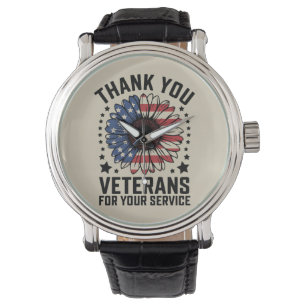 Montre Merci aux vétérans Fête des vétérans militaires du