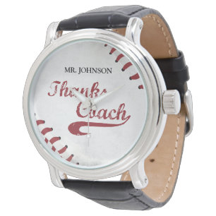 Montre Merci Entraîneur De Baseball Grand Grunge Baseball