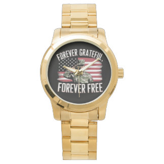 Montre Merci pour votre service, la fête des vétérans et