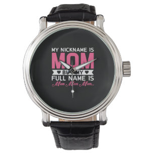Montre Mère Art Mon Surnom Est Maman