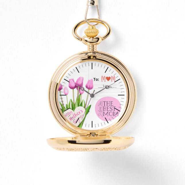 Montre Mère's Day Gold Pocket Watch (Recto)