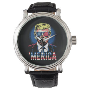 Montre Merica Trump 4 juillet US Vintage Rétro