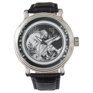 Montre Merlin imaginaire Art Nouveau