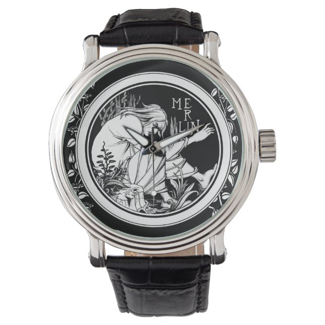 Montre Merlin imaginaire Art Nouveau (devant)