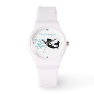 Montre Mermaid de plage de sable et de mer Thunder_Cove