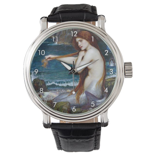 Montre Mermaid, John William Waterhouse (devant)