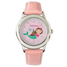 Mermaid mignon rose Personnalisé