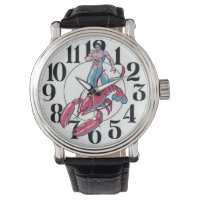 Merman Riding Lobster Watch