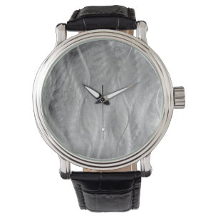 Montre Métal brossé argenté Abstrait
