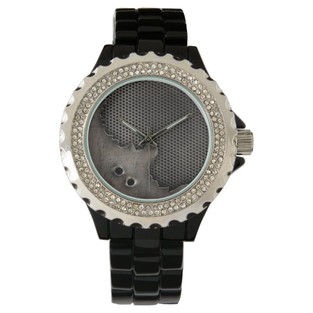 Montre Metal with bullet holes background (devant)