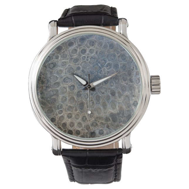 Montre Michigan Petoskey Stone Motif (devant)