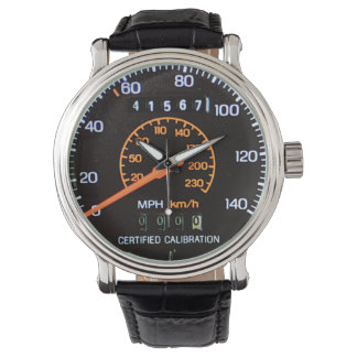 Montre Mid 1980s Classic Sports Car Police Speedometer