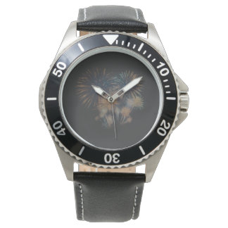 Montre Midnight Spark: 2026 Fireworks Men’s Watch