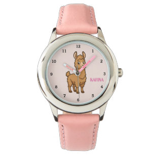 Montre Mignon Lama Animal Alpaga Féminin Enfants