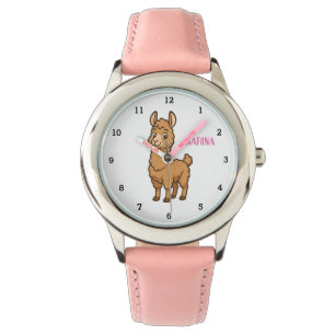 Montre Mignon Lama Animal Alpaga Féminin Enfants
