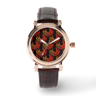 Montre Mignon motif d'art abstrait bohème élégant moderne