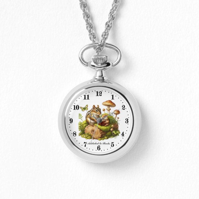 Montre Mignonne accroc à réserver amoureux des animaux (Recto)