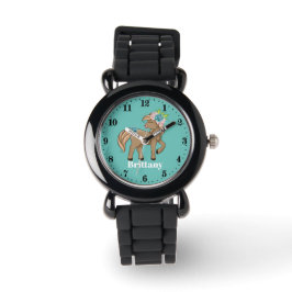 Montre Mignonne cheval ajouter nom filles Regarder