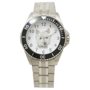 Montre mignonne d'art de chien de Westie