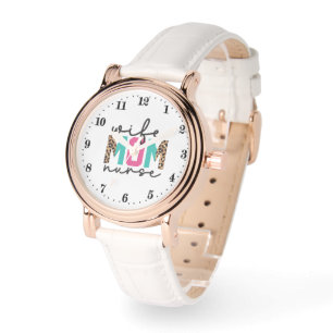 Montre Mignonne Femme Maman Infirmière mot art
