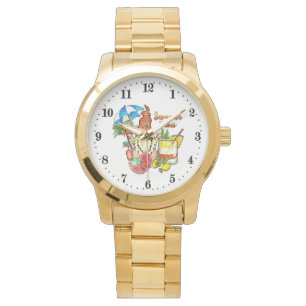 Montre mignonne femmes plage gnome Vies d'été