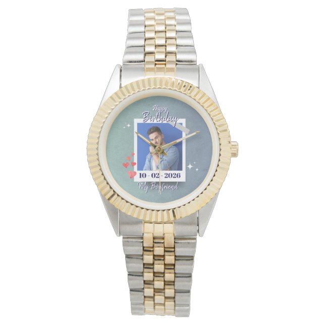 Montre Mignonne Mon Petit Ami Cadeau Anniversaire (devant)