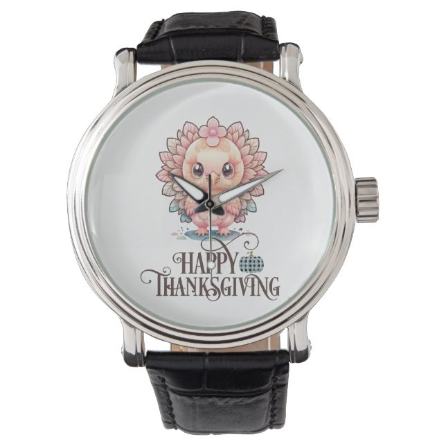 Montre Mignonne Turquie Thanksgiving (devant)