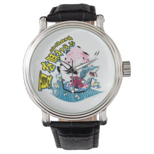 Montre Mikitiez requin vague océanique été rasé