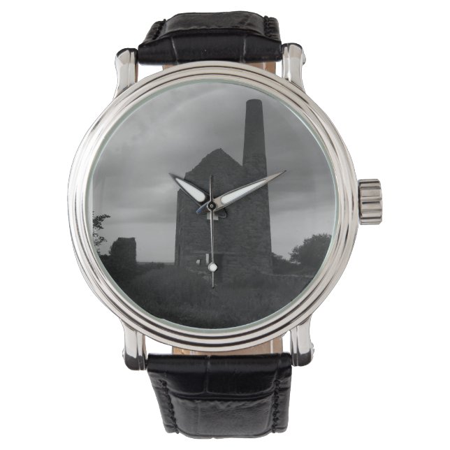 Montre Mine de Cornwall Tin Photo PoldarkCountry (devant)