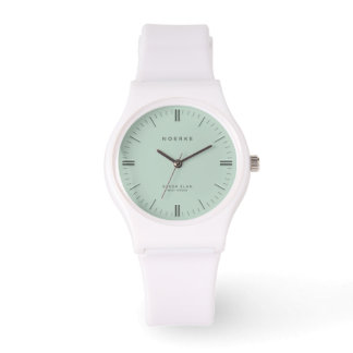 Montre Minimaliste Blush Élan - Vert Brume