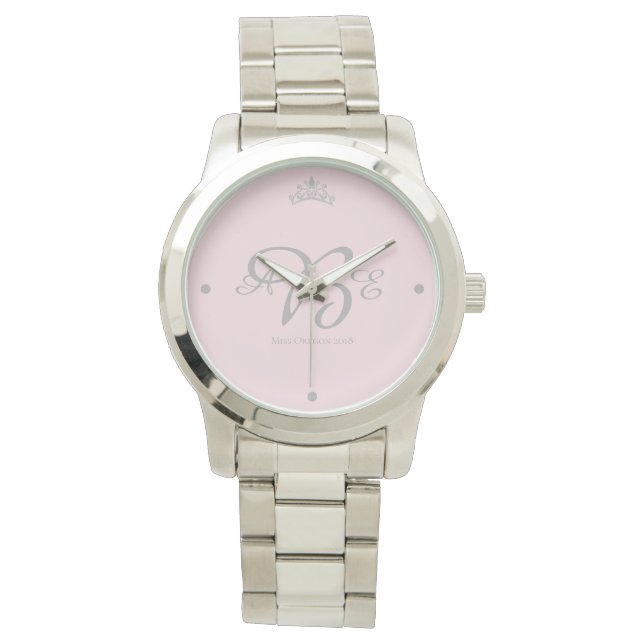 Montre Miss America Custom Women's Crown Bracelet Watch (devant)
