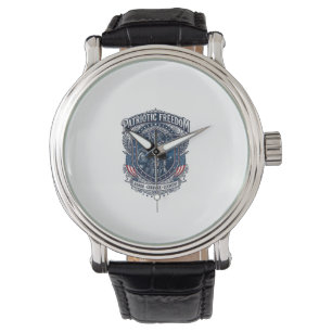 Montre Mission de nuit patriotique Loup patriote Inspiré