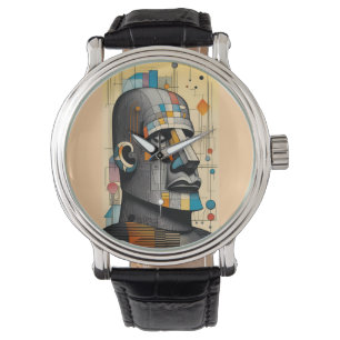Montre Moai du 21e siècle - Art Tiki de Ken Gage
